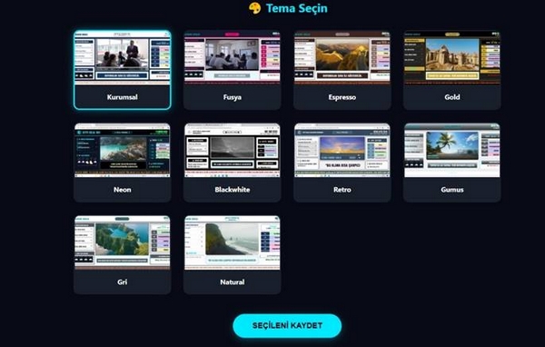 Tema Seçin